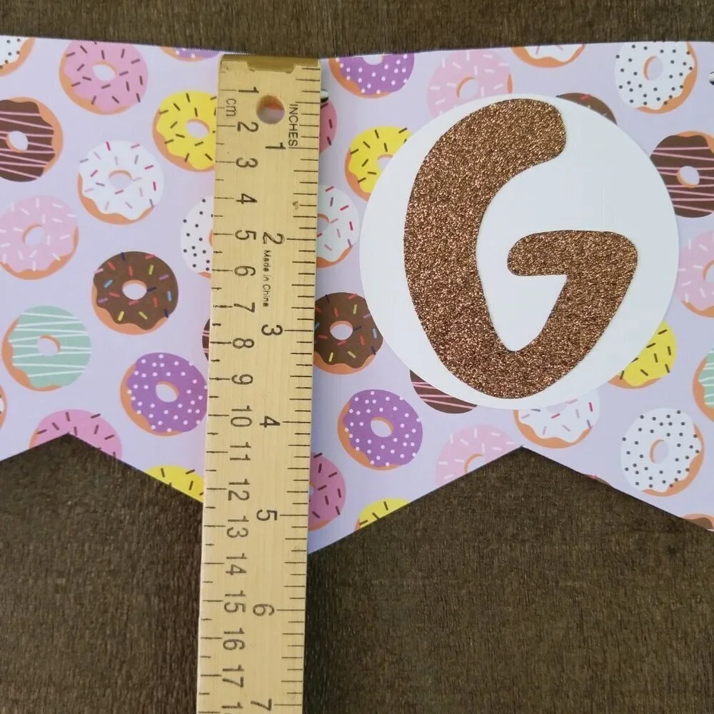 Donut Grow Up Banner Set | Donut Birthday Party | Two Sweet Birthday